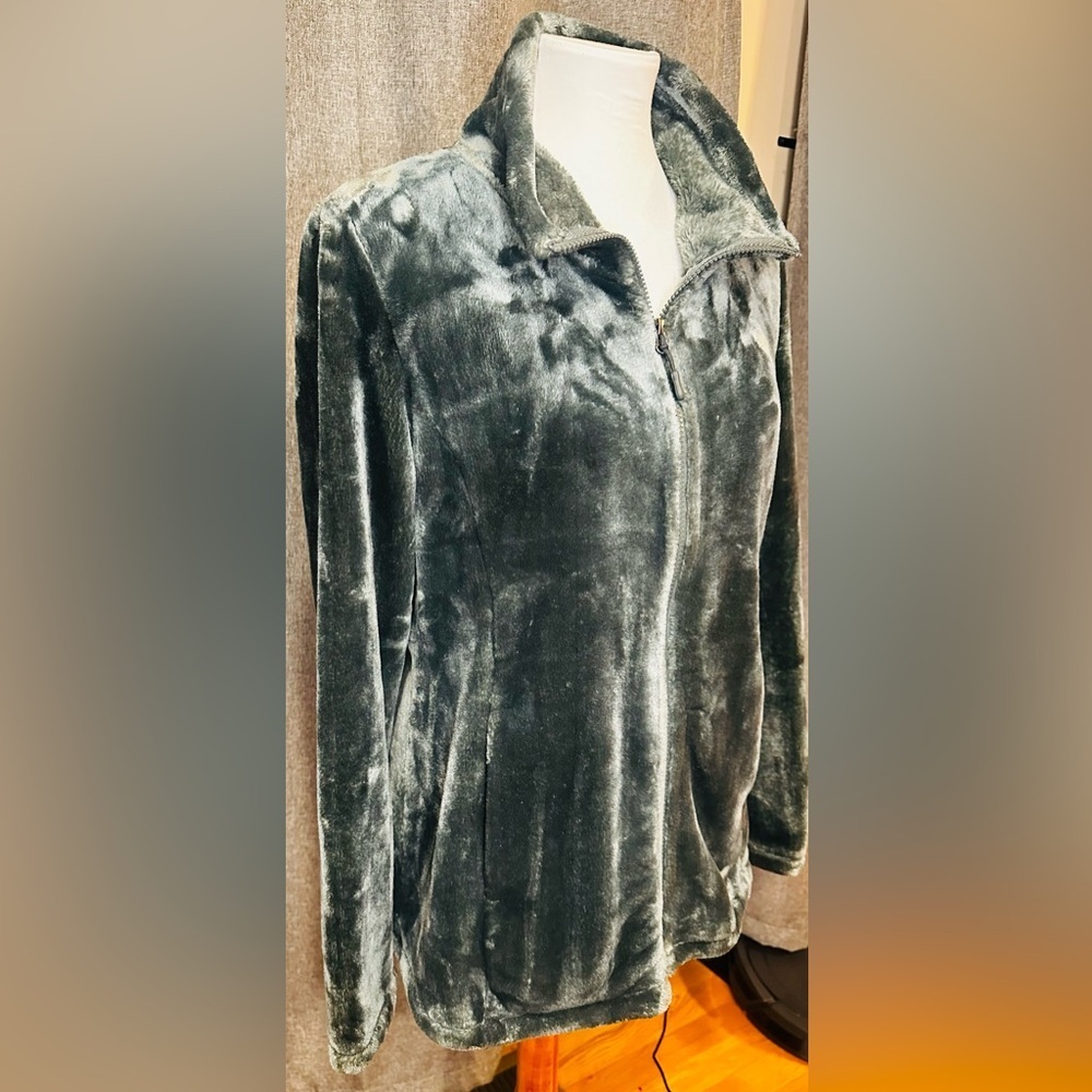 32 Degrees Plush Faux Fur Fleece Jacket Sz Large - Picture 4 of 12